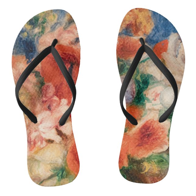 Pierre-Auguste Renoir - Bouquet Flip Flops (Fußbett)