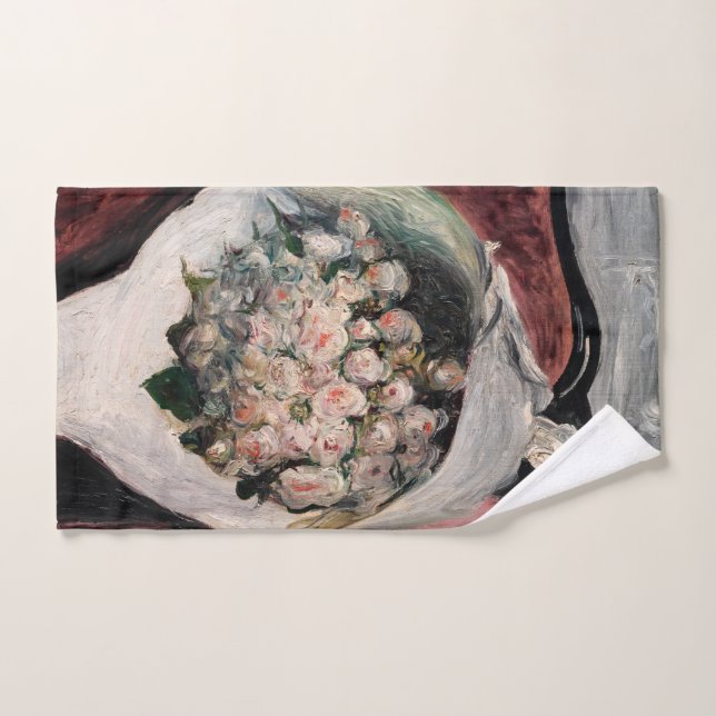 Pierre-Auguste Renoir - Bouquet in einer Box Badhandtuch Set (Handtuch)