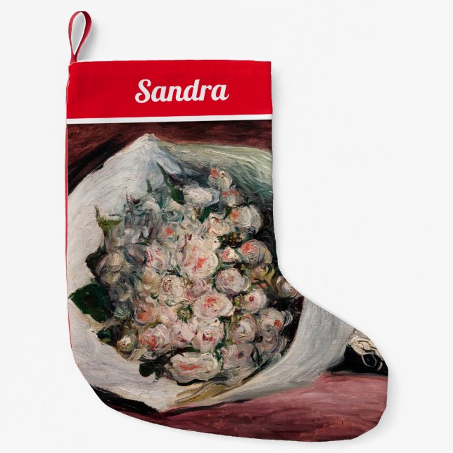 Pierre-Auguste Renoir - Bouquet in einer Box Kleiner Weihnachtsstrumpf (Vorderseite)