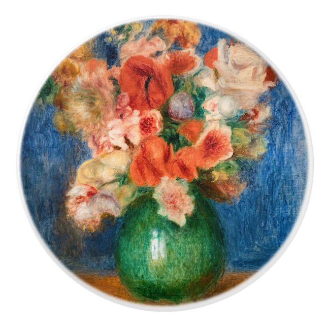 Pierre-Auguste Renoir - Bouquet Keramikknauf (Vorderseite)