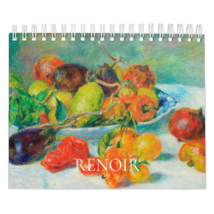 PIERRE AUGUSTE-RENOIR CALENDRIER D'ART FIN