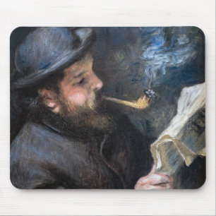 Pierre-Auguste Renoir - Claude Monet lesend Mousepad