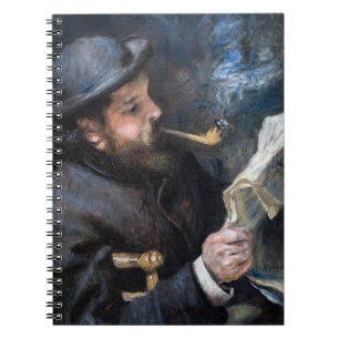 Pierre-Auguste Renoir - Claude Monet lesend Notizblock