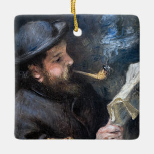 Pierre-Auguste Renoir - Claude Monet liest Keramikornament