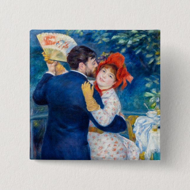 Pierre-Auguste Renoir - Country Dance Button (Vorderseite)