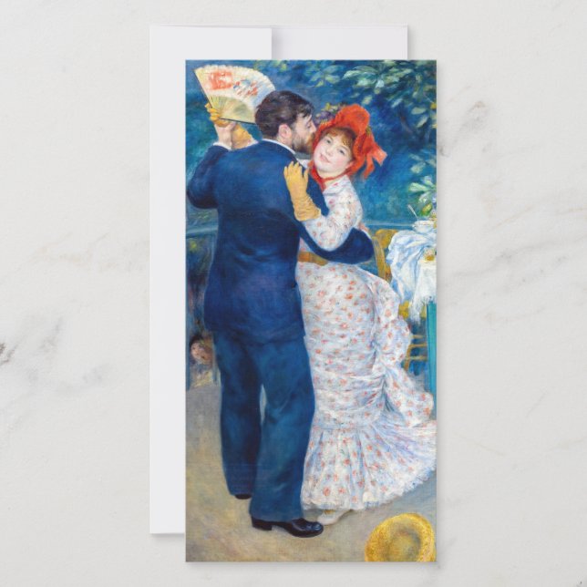 Pierre-Auguste Renoir - Country Dance Dankeskarte (Vorderseite)