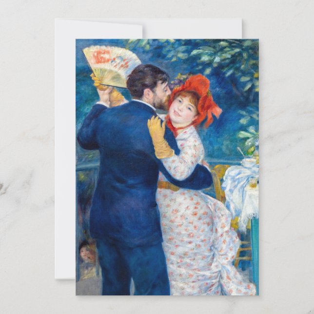 Pierre-Auguste Renoir - Country Dance Einladung (Vorderseite)