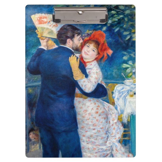 Pierre-Auguste Renoir - Country Dance Klemmbrett (Vorderseite)