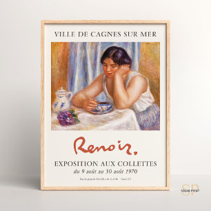 Pierre-Auguste Renoir Cup of Chocolate Art Print Poster