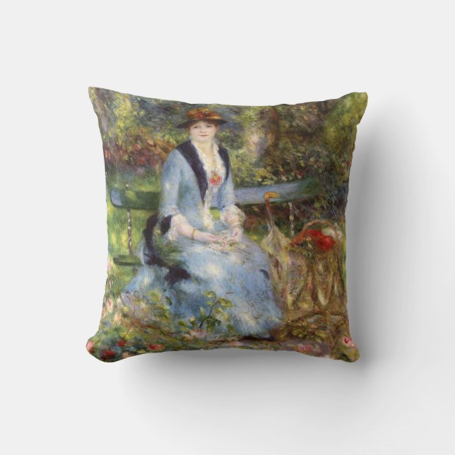 Pierre-Auguste Renoir - Dans les Rose Kissen (Vorderseite)