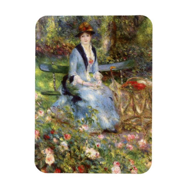 Pierre-Auguste Renoir - Dans les Rose Magnet (Vertikal)