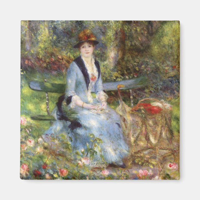 Pierre-Auguste Renoir - Dans les Rose P Magnet (Vorne)