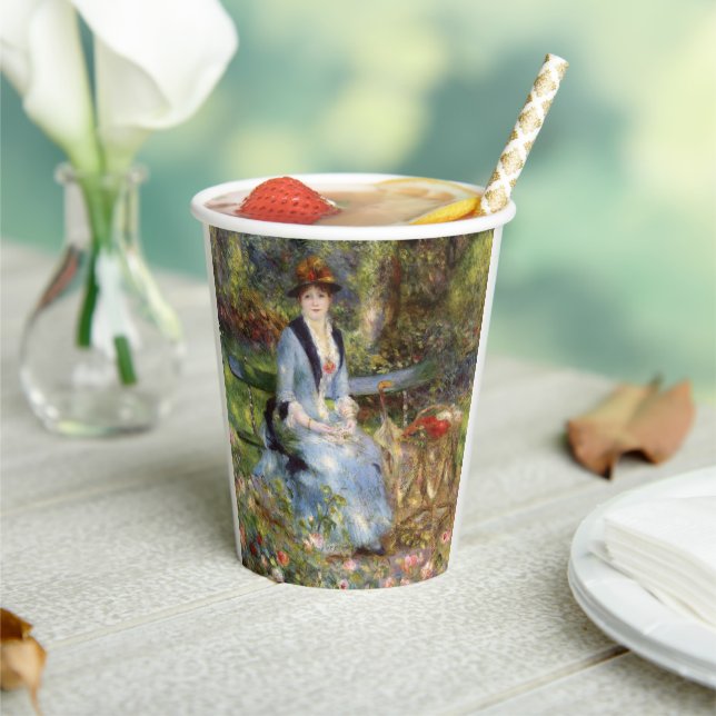 Pierre-Auguste Renoir - Dans les Rose Pappbecher (In Situ)