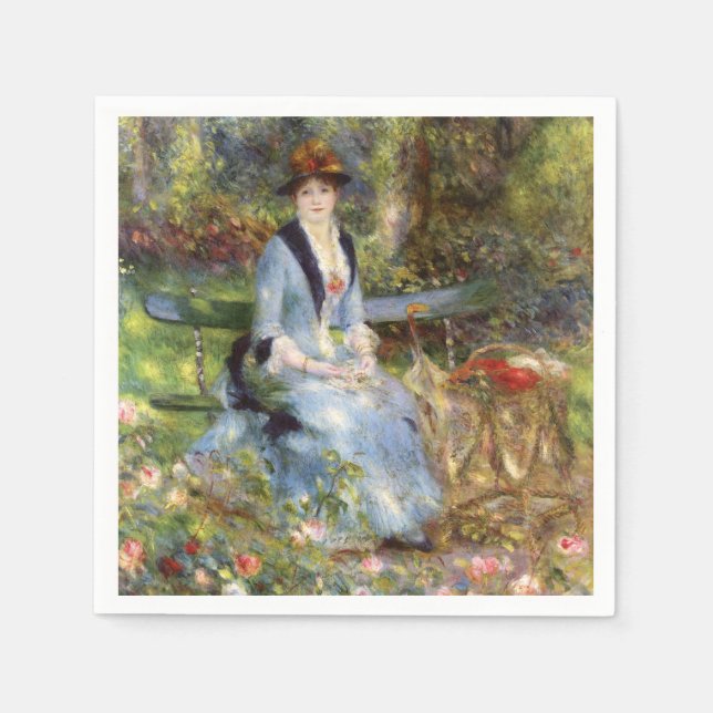 Pierre-Auguste Renoir - Dans les Rose Serviette (Vorderseite)