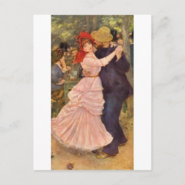 Pierre-Auguste Renoir - Danse à Bougival (1883) Postkarte (Vorderseite)