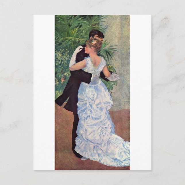 Pierre-Auguste Renoir - Danse à la ville (1883) Postkarte (Vorderseite)