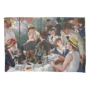 Pierre-Auguste Renoir - Das Bootsparty-Mittagessen Kissenbezug