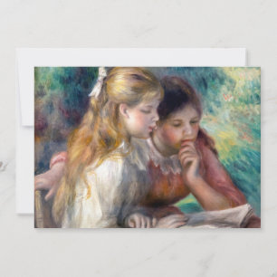 Pierre-Auguste Renoir - Das Lesen Dankeskarte