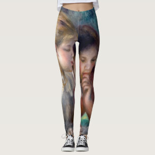 Pierre-Auguste Renoir - Das Lesen Leggings