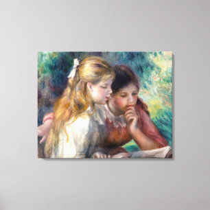 Pierre-Auguste Renoir - Das Lesen Leinwanddruck