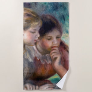 Pierre-Auguste Renoir - Das Lesen Strandtuch