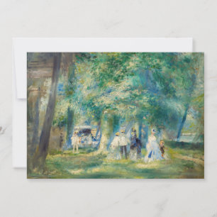 Pierre-Auguste Renoir - Das Party in Saint-Cloud Dankeskarte