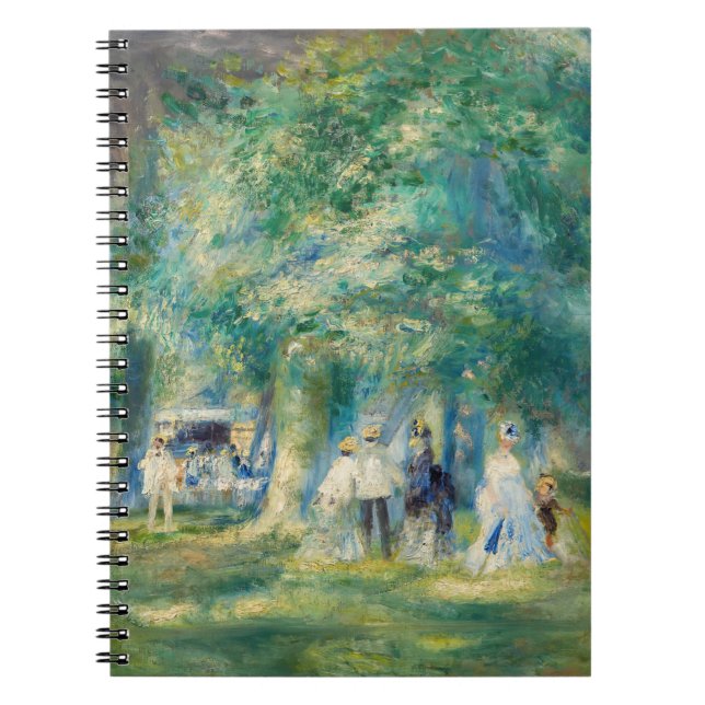 Pierre-Auguste Renoir - Das Party in Saint-Cloud Notizblock (Vorderseite)