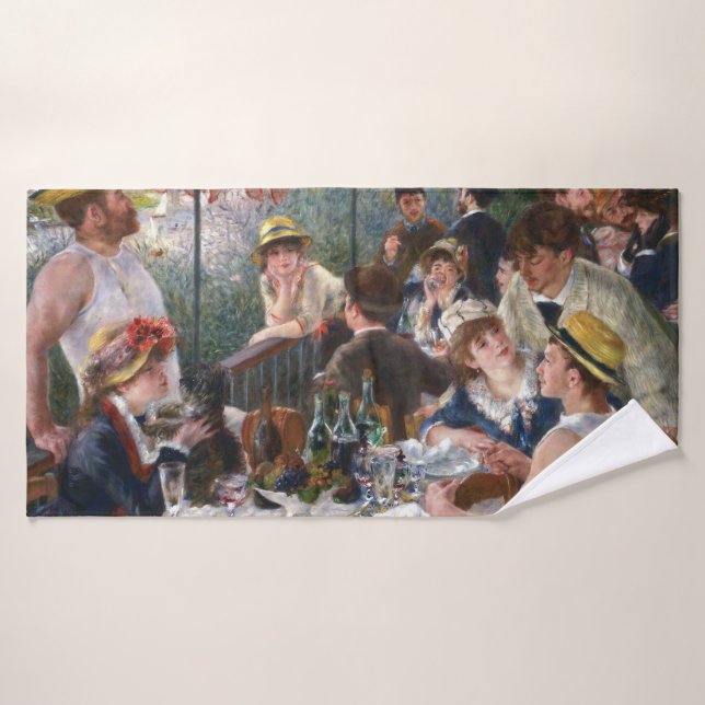 Pierre-Auguste Renoir - Déjeuner de la fête nautiq (Serviette de bain)