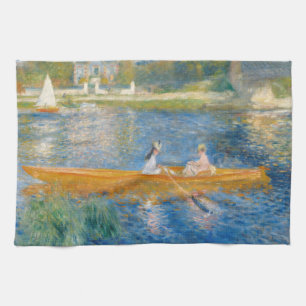 Pierre-Auguste Renoir - Der Skiff Geschirrtuch