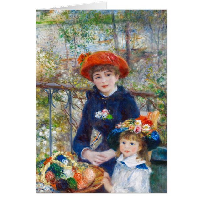 Pierre-Auguste Renoir Deux soeurs en terrasse Note (Devant)