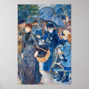 Pierre-Auguste Renoir - Die Regenschirme Poster