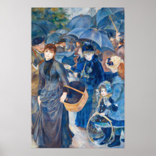 Pierre-Auguste Renoir - Die Regenschirme Poster
