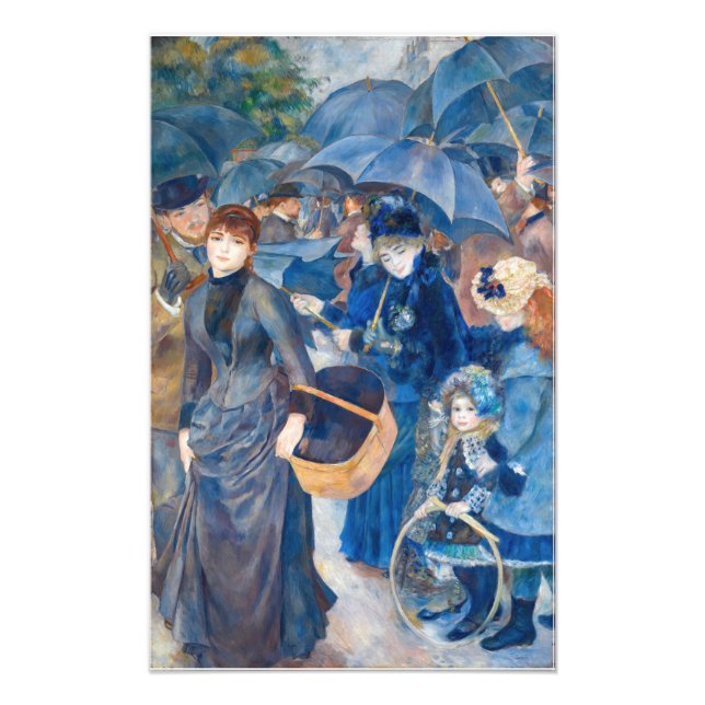 Pierre-Auguste Renoir - Die Umbrellas Fotodruck (Vorne)