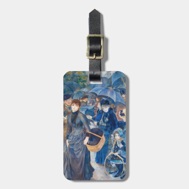 Pierre-Auguste Renoir - Die Umbrellas Gepäckanhänger (Vorderseite vertikal)