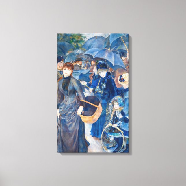 Pierre-Auguste Renoir - Die Umbrellas Leinwanddruck (Vorderseite)