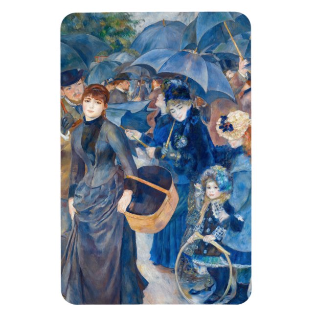 Pierre-Auguste Renoir - Die Umbrellas Magnet (Vertikal)