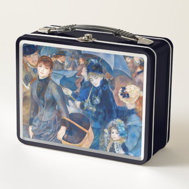 Pierre-Auguste Renoir - Die Umbrellas Metall Brotdose (Vorderseite)