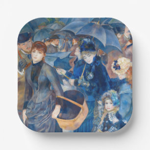 Pierre-Auguste Renoir - Die Umbrellas Pappteller