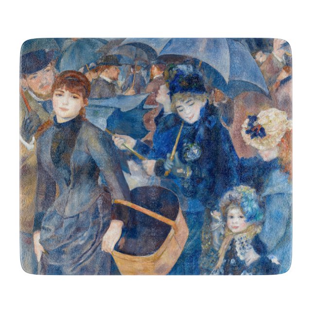 Pierre-Auguste Renoir - Die Umbrellas Schneidebrett (Vorderseite)