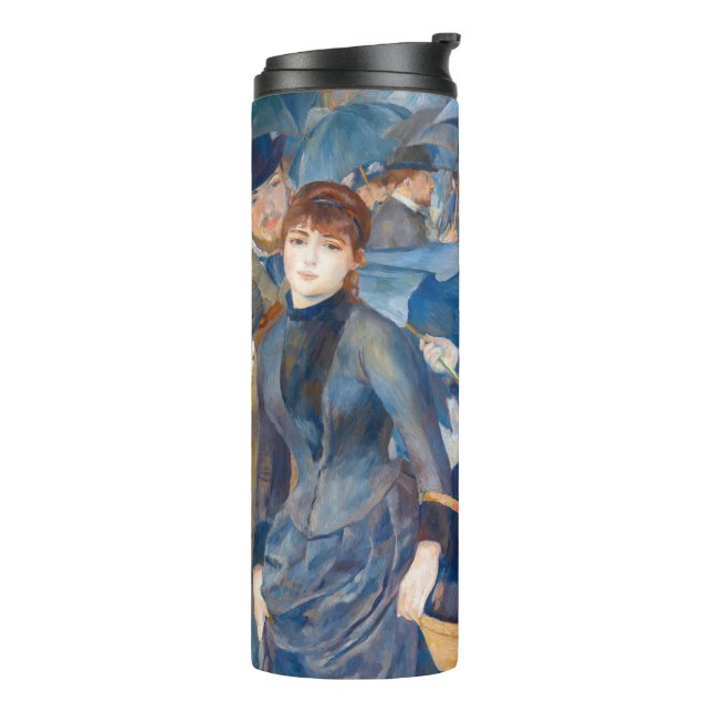 Pierre-Auguste Renoir - Die Umbrellas Thermosbecher (Nach links gedreht)