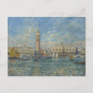 Pierre Auguste Renoir Doges Palace Venice Italien Postkarte