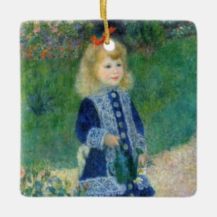 Pierre-Auguste Renoir - Ein Mädchen mit einer Gieß Keramikornament