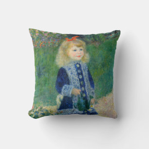 Pierre-Auguste Renoir - Ein Mädchen mit einer Gieß Kissen