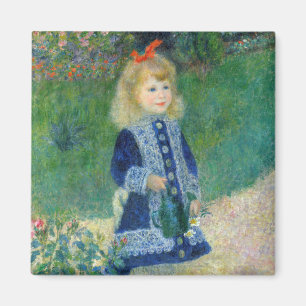 Pierre-Auguste Renoir - Ein Mädchen mit einer Gieß Magnet