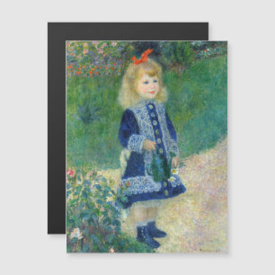 Pierre-Auguste Renoir - Ein Mädchen mit einer Gieß Magnetkarte