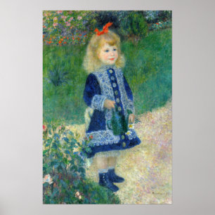 Pierre-Auguste Renoir - Ein Mädchen mit einer Gieß Poster