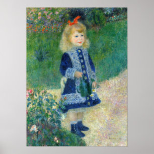 Pierre-Auguste Renoir - Ein Mädchen mit einer Gieß Poster
