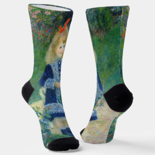Pierre-Auguste Renoir - Ein Mädchen mit einer Gieß Socken