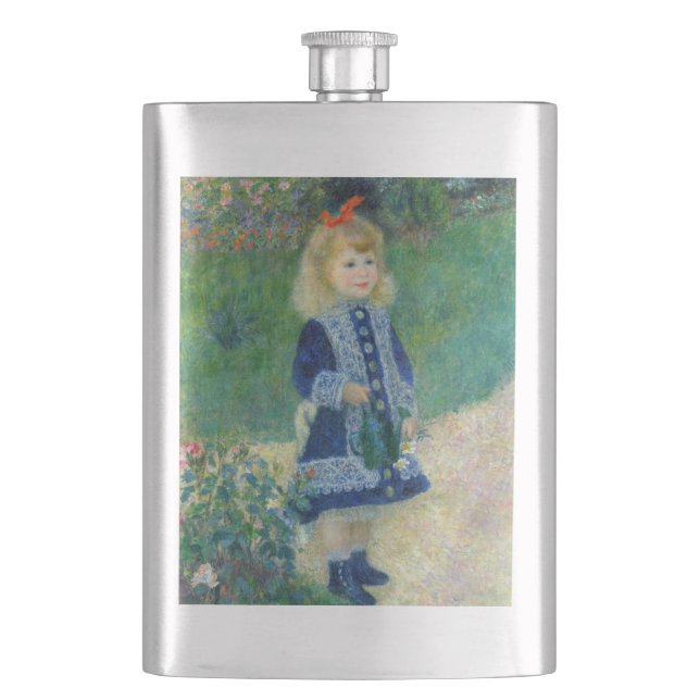 Pierre-Auguste Renoir - Ein Mädchen mit einer Wass Flachmann (Vorderseite)