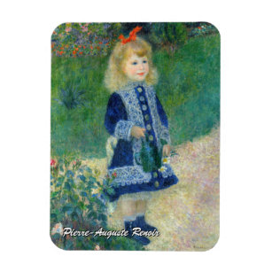Pierre-Auguste Renoir - Ein Mädchen mit einer Wass Magnet